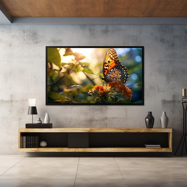 Butterfly and Flower Painting